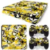 Console de Jogo Ps4 Slim Adesivo de Corpo Inteiro Material de PVC com Canaleta Guiada por Ar Filme Adesivo Bomb