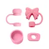 Explosões transfronteiriças Stanley cup porta-canetas 10mm tampa de palito laço de silicone plugue anti-vazamento kit com 4 peças à prova de poeira anti-vazamento