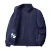Popular Transfronteriza Primavera y Otoño Nueva Chaqueta de Cuello Alto para Hombre Suelta Casual Talla Grande para Hombre Cortavientos Chaqueta Superior Hombre