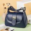 M8843 bolsa simples de mãe de meia-idade 2024 nova bolsa feminina de couro macio bolsa mensageiro bolsa de ombro de grande capacidade para sogra