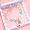 Pulsera de Cuentas de Vidrio Más Vendida Transfronteriza Taobao Fruta Unicornio Dibujos Animados Colgante de Aleación con Goteo de Aceite Regalo para Niños Femenino