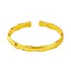 Pulsera de bambú estilo antiguoheritage color oro arena nueva pulsera de bambú fresco popular en vivo pulsera de joyería imitación oro