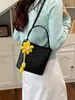 Bolsa Feminina Transfronteiriça Grande Capacidade Bolsa de Ombro Único Bolsa Tote Feminina para Férias na Praia Henggeng Novo Estilo Versátil para o Dia a Dia Bolsa Quadrada Pequena