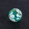 Cuentas de vidrio de pétalos creativas antiguas color joyería accesorios DIY colgante de collar pulsera cuentas sueltas piezas hechas a mano