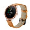 Para Garmin Jiaming vivoactive3/vivomoveHR correa de reloj de primera capa de piel de vaca genuina cola redonda
