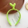 Pinza para el Cabello de Peluche de Brote de Frijol Pequeño, Moderna y Divertida, Accesorio para el Cabello Lindo y Original para Actuaciones y Sesiones de Fotos