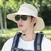 Sombrero para Hombre Sombrero de Sol de Verano Sombrero de Sol para Montañismo Pesca Sombrero de Sol para Exteriores Transpirable Sombrero con Protección Solar Sombrero para Ciclismo de Hombre Sombrero de Pescador