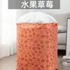 Saco Jumbo para Guardar Edredom Cesto de Armazenamento Caixa de Armazenamento Dobrável Cesto de Roupa Suja com Cordão para Mudança Roupas Edredom Saco de Armazenamento