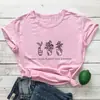 Desculpe, tenho plantas neste fim de semana carta plantas nova europeia e americana manga curta comércio exterior camiseta