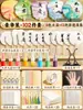 Patrimônio Cultural Imaterial Kit de Materiais para Fazer Leque de Laca DIY Conjunto Completo Kit de Artesanato Infantil Laca Natural Pigmentos para Leque de Laca