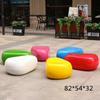 Banco de fibra de vidrio para sentarse, asiento de centro comercial, banco exterior personalizado, parque, forma especial, ocio, calle, fibra de vidrio, árbol, piscina
