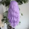Estilo Europeo y Americano 2024 Nuevo Cabello Largo Recto Rosa Marrón Peluca Elegante de Diosa Estilo de Cabello Completo Cabello