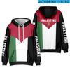 Palestina Libre Palestina ¡Vamos Sudadera con Capucha Sudadera con Capucha Chaqueta Sudadera con Cremallera de Manga Corta