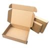 Caja de Embalaje de Avión, Caja de Envío Plana Rectangular Extra Dura, Caja de Papel Kraft Amarillo, Caja Cuadrada de Avión en Stock