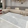 Nordic sala de estar grande tapete sofá mesa de centro luz luxo moderno minimalista quarto tapete casa totalmente coberto cristal veludo tapete
