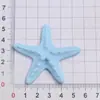 Acessórios de Resina Estrela-do-Mar Azul Mineral Mais Vendidos para Tamancos DIY, Atacado do Fabricante Pj1710