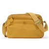 Bolsa Transversal de Ombro em Tecido de Nylon para Mulheres 2025 Nova Versátil Casual Moda Pequena Quadrada com Múltiplos Compartimentos Leve Bolsa para Mãe