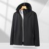 Chaqueta Fina de Una Sola Capa de Otoño con Logo Impreso Camisa Publicitaria Ropa de Trabajo Impermeable Chaqueta de Manga Larga con Imagen Impresa