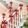 Corrimão de Escada Decorativo Peça Única Dropshipping Conjunto de Guirlanda de Casamento Degrau de Casamento Moderno com Dupla Felicidade Alça Autoadesiva