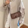 Bolsa pequena feminina 2026 nova tendência super popular bolsa transversal requintada, bolsa de mão de luxo leve de nicho de alta qualidade, bolsa quadrada pequena