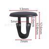 Adequado para carro universal acorde rebite de nylon fivela feminina prego plástico prego máquina de unhas tampa fivela F150