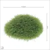 Placa de espuma de musgo sintético lã plantio pedra de musgo artificial placa de musgo decorativa para parede de plantas paisagísticas base de planta fácil de instalar