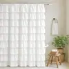 Cortina de Ducha de Encaje Lolita de Amazon Hecha a Medida Baño Estilo Americano Empalme Cortina Divisoria de Baño Cortina de Ventana Artesanal Venta al por Mayor