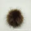 Bola de pelo de zorro sintético bola de pelo falsa bola de pelo de mapache artificial bola de pelo artificial colgante de llave DIY accesorios para ropa sombrero