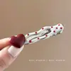 Pasador Dulce de Princesa Estilo Ins, Pinza para Fleco Lateral, Pasador Exquisito Versátil Estilo Bosque, Accesorio para el Cabello Colorido Dopamina