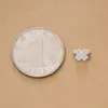 Plata de ley s925 microincrustada con circonita trébol de cuatro hojas cuenta espaciadora eslabón de pulsera de doble asa accesorio para pulsera de cuentas DIY de doble asa