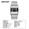 Sanda Comercio Exterior Más Vendido Reloj de Cuarzo Milenio Y2K Moda Luminoso Reloj para Hombre Impermeable Correa de Armadura Multisección Reloj de Pulsera