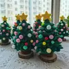 Comercio Exterior Estación Independiente Transfronteriza Nuevo Dibujo Animado Árbol de Navidad Adornos Festivos Decoración Navideña Moda Escritorio Adornos Pequeños