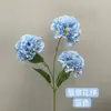 Materiales de Flores Artificiales Serie Azul para Decoraciones de Pasillos de Salones de Bodas, Decoraciones de Techos de Bodas, Flores Falsas, Flores Artificiales al por Mayor