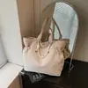 Bolsa de mano de gran capacidad para mujer, nuevo estilo verano 2026, bolso de hombro casual, bolsa para clase de estudiante universitario