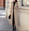 Otoño e invierno 2022 Nuevo artículo de moda en eBay abrigo de lana acolchado para mujer alargado calidad Amazon abrigo de dragón y fénix