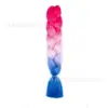 Fibra química de tres colores, cuatro colores, cinco colores, degradado, seda de alta temperatura, trenza grande, trenza jumbo, trenza burbuja, material para trenzas de cabello
