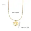 Collar para Mujer de Acero Inoxidable Chapado en Oro de 18 Quilates, Colgante Geométrico Elegante y Moderno de Estrella Corazón Estrella Fugaz Incrustado con Circonita