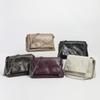 Bolsa Feminina 2020 Nova Couro Genuíno Estilo Coreano Bolsa de Corrente Simples Fashionável Bolsa de Ombro Bolsa Hobo Transversal Grande Capacidade