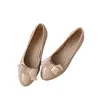 Zapatos bajos de estilo francés, dulces y delicados, con lazo, para mujer, modelo nuevo de verano 2026, mocasines slip-on de punta redonda que aumentan la altura