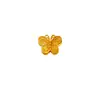 Nuevos accesorios estilo antiguo chapados en oro con elegantes patrones de imitación de oro, pequeños accesorios de mariposa para manualidades, cobre chapado en oro que no se decolora durante mucho tiempo