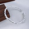 Pulsera de Plata Pura 999.9 Trenzada Clavo Retorcido Cabeza de Calabaza Lujo Accesible Estilo Antiguo Nicho Accesorios para Regalo de Cumpleaños de Novia