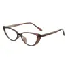 Gafas de Ojo de Gato Europeas y Americanas de Moda Sin Graduación para Hombres y Mujeres 87010, Monturas de Gafas Lisas Estilo Ins de Moda, Luz Azul Anti-Luz, Gafas de Graduación