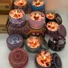 Sudeste Asiático Venda Quente Vela Perfumada com Flores Secas Lembrancinha de Festa de Casamento Aroma Romântico Dia dos Namorados Presente de Aniversário Cera de Soja