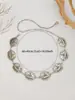 Cadeia de Cintura de Metal Versátil de Personalidade da Moda Europeia e Americana Transfronteiriça Cinto de Corrente de Cintura Acessórios de Corrente de Corpo Decorativos para Vestido