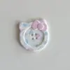 Nuevos accesorios de botón de cabeza de gato KT para ropa DIY, accesorios para tocado, pinza para el pelo, funda de teléfono móvil, agujero decorativo, decoración de zapatos