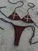 Biquíni Feminino de Verão Y2K para Praia Roupas Sexy para Mulheres Atacado Transfronteiriço Roupa Sexy para Meninas Quentes