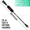 Cable de Extensión Estándar Americano con Enchufe de Interruptor/Interruptor Impermeable 308 Sin Inserción ni Extracción Sin Interruptor de Encendido Integrado
