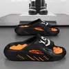 Chinelos de Verão Masculinos, Uso ao Ar Livre, Sandálias Esportivas Macias Antiderrapantes, Uso em Casa Indoor, Chinelos Modernos com Solado Grosso, Transfronteiriço