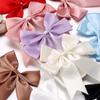 Presilha de Cabelo Doce com Laço de Cauda de Andorinha Multicor, Presilha Personalizada e Versátil, Presilha Bico de Pato Simples e Elegante, Acessório de Cabelo da Moda para Mulheres
