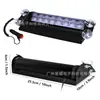 Luz de pala de 8 LED con ventosa para coche luz intermitente luz de advertencia intermitente para parabrisas y luneta trasera luz de placa de pala para carretera abierta luz estroboscópica